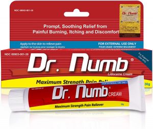 Dr. Numb Numbing Cream to Waxing